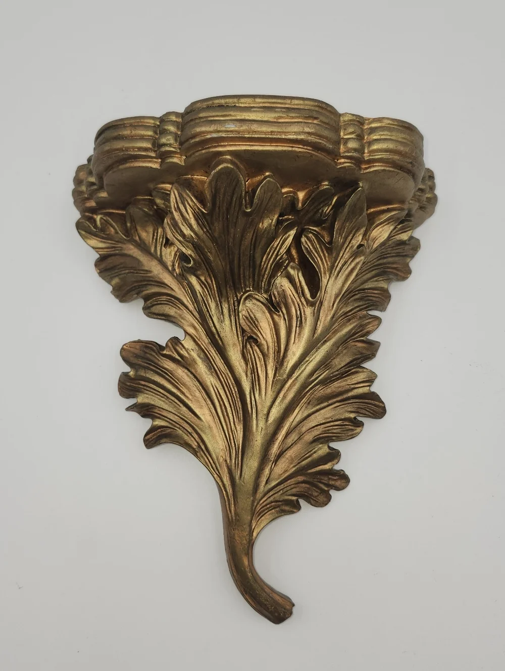 vintage Gilt Gold Wall Shelf corbel gilded 7.5